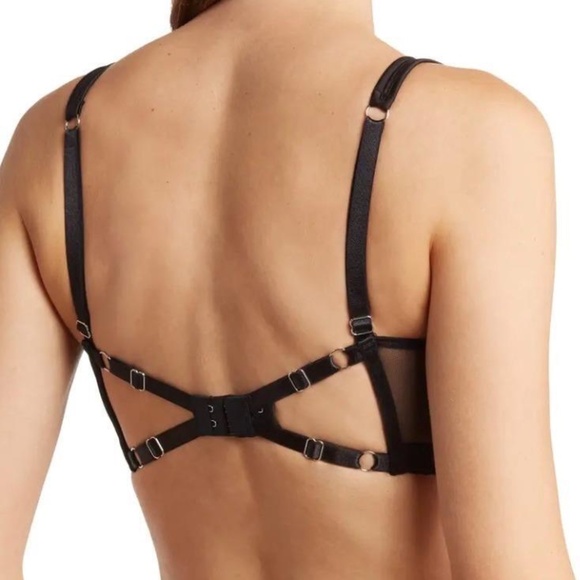 Thistle & Spire Eldridge Underwire Bra in Platinum (Black and Silver) - Picture 2 of 3